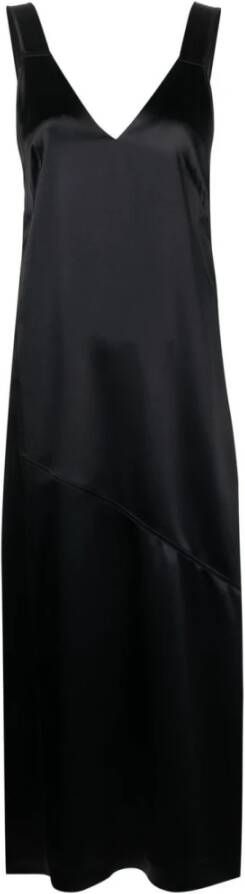 Calvin Klein Women Clothing Dress Black Ss23 Zwart Dames