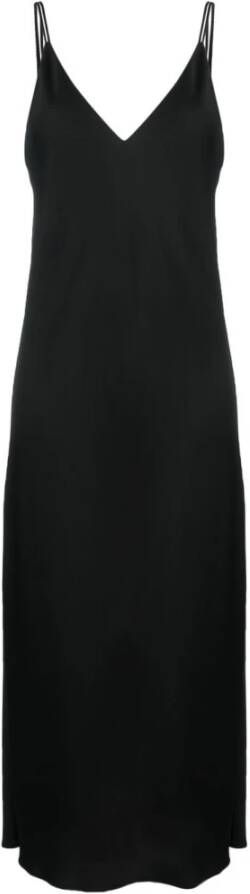 Calvin Klein Women Clothing Dress Black Ss23 Zwart Dames