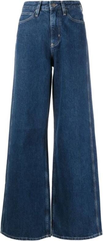 Calvin Klein Women Clothing Jeans Blue Ss23 Blauw Dames