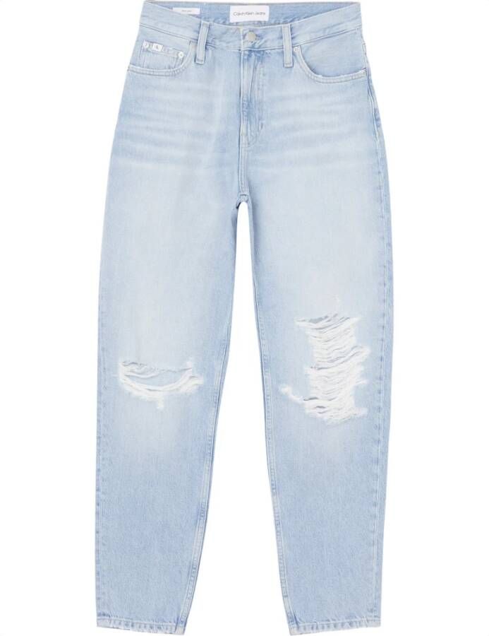 Calvin Klein Women Clothing Jeans Denim Ss23 Blauw Dames