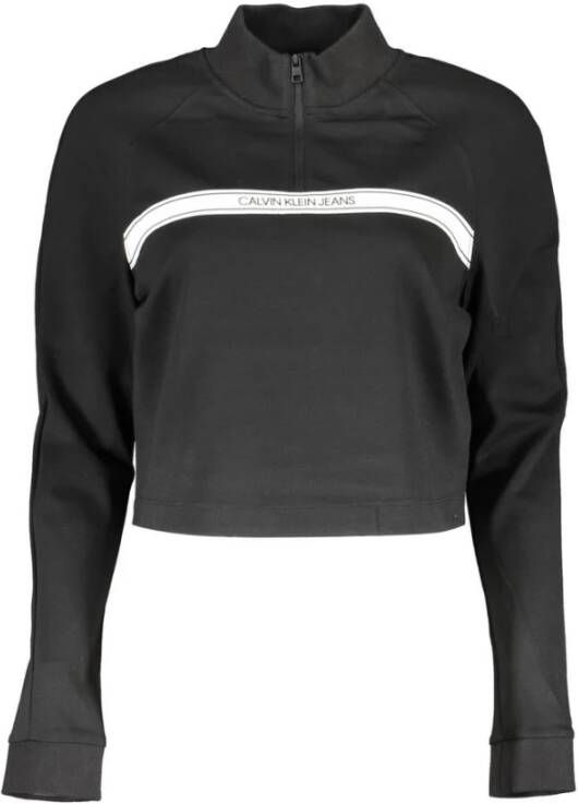 Calvin Klein Women Long Sleeve T-shirt Black Zwart Dames