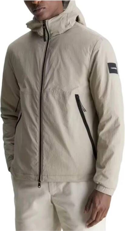 Calvin Klein Zip-throughs Beige Heren