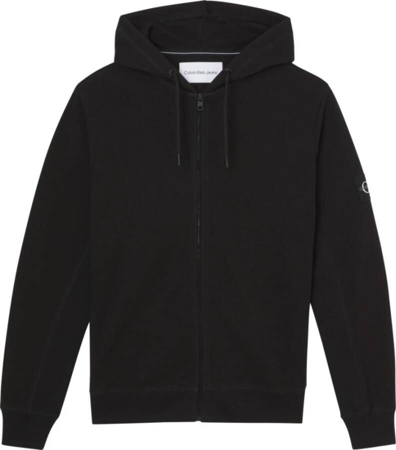 Calvin Klein COL Sweaters Black Zwart Heren
