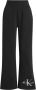 Calvin Klein Zwarte broek met uitlopende pijpen Zwart Dames - Thumbnail 1
