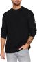 Calvin Klein Zwarte Trui Urban Elegantie Minimalistische Stijl Black Heren - Thumbnail 4