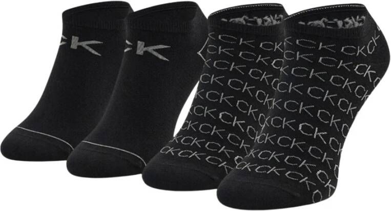 Calvin Klein Jeans Sneakersokken CK WOMEN SNEAKER 2P ALL OVER LOGO (2 paar)