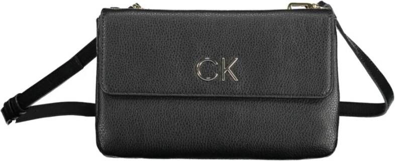 Calvin Klein Crossbody bags Relock Double Crossbody in zwart