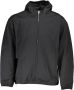 Calvin Klein Sportieve Hoodie Jas Zwart Waterdicht Logo Black Heren - Thumbnail 1