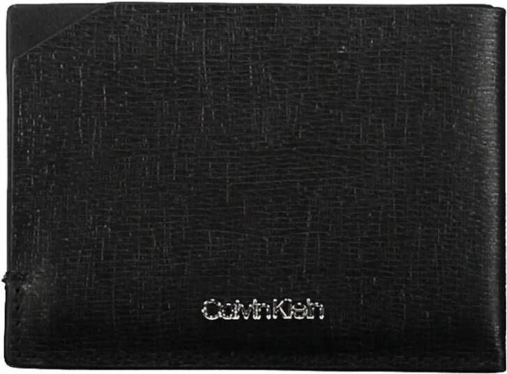 Calvin Klein Stijlvolle ECO Leer Portemonnees en Kaarthouders Black Heren