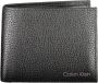 Calvin Klein Zwarte leren portemonnee met RFID-blokker Black Heren - Thumbnail 1