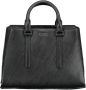 Calvin Klein Zwarte Polyester Handtas met Verstelbare Band Black Dames - Thumbnail 1