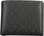 Calvin Klein Zwarte polyester portemonnee met RFID-blokkering Zwart Heren - Thumbnail 1