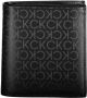 Calvin Klein Heren Portemonnee Zwart Rfid Blokkering Contrast Details Black Heren - Thumbnail 1