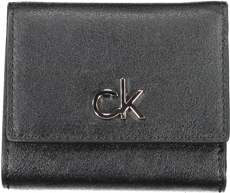 Calvin Klein Stijlvolle Portemonnee met RFID-bescherming Black Dames
