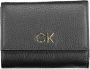 Calvin Klein Damesportemonnee Zwart Rfid Ritssluiting Black Dames - Thumbnail 2