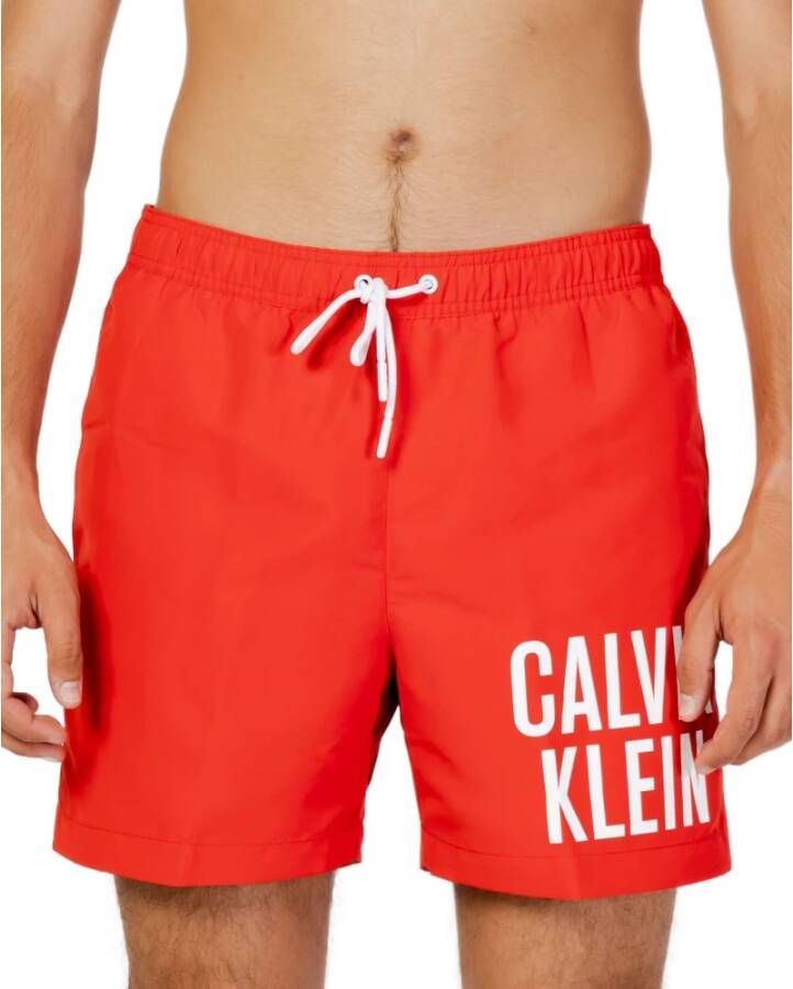 Calvin Klein Km0Km00701 XNL Heren Zwembroek Red Heren