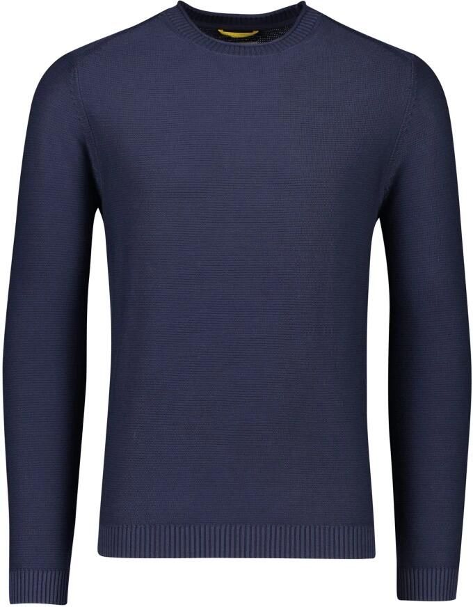 Camel active Gebreide trui van biologisch katoen Blauw Heren