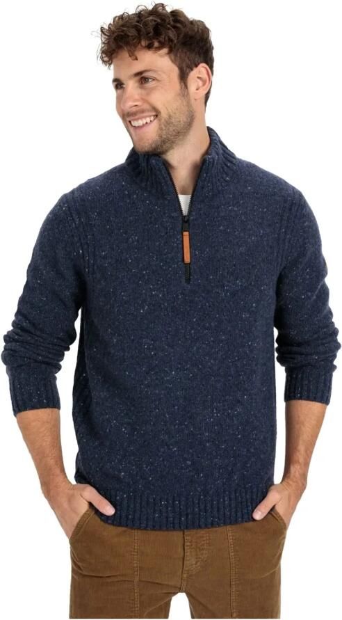 Camel active Troyer Pullover van katoenmix Blue Heren