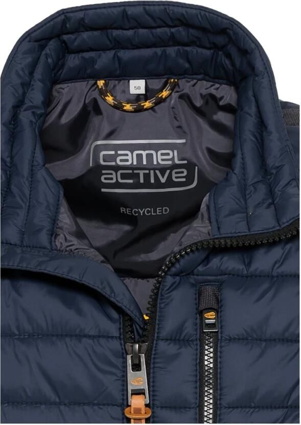 Camel active Gewatteerd vest van gerecycled polyester Blue Heren - Foto 2