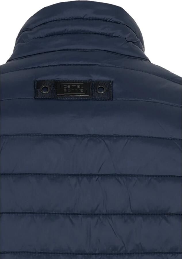 Camel active Gewatteerd vest van gerecycled polyester Blue Heren
