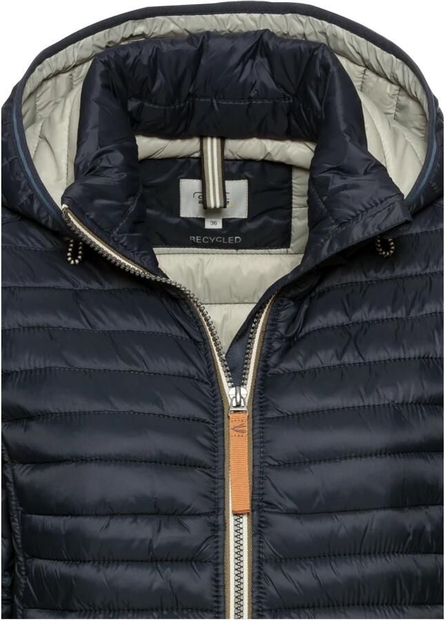 Camel active Functionele jas met afneembare capuchon Blauw Dames