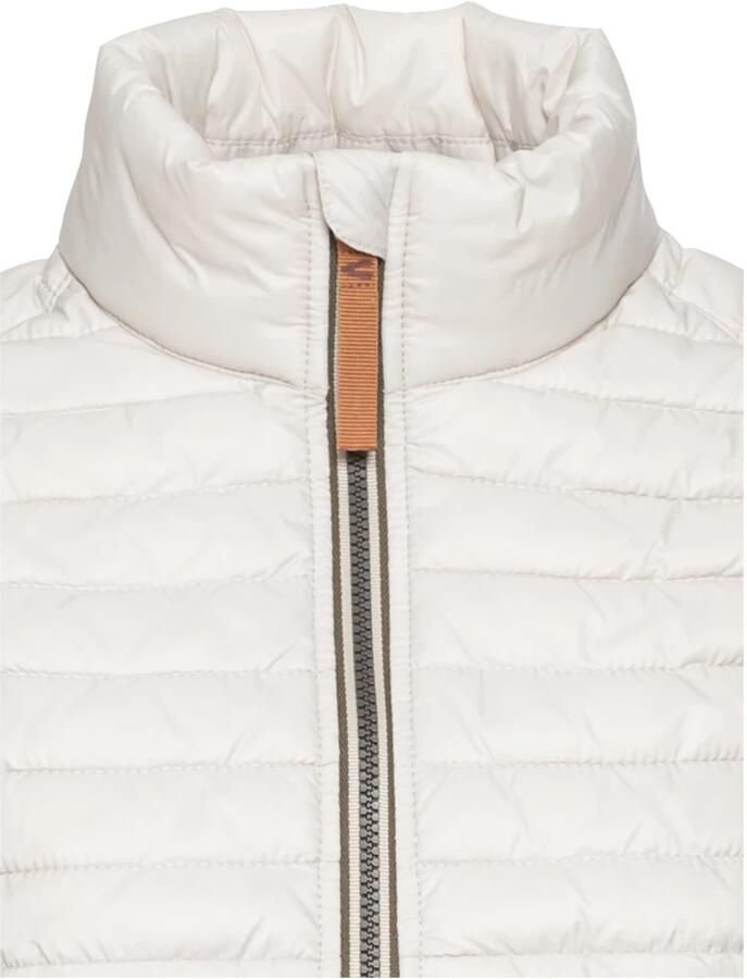 Camel active Regular fit bodywarmer met opstaande kraag en labeldetail