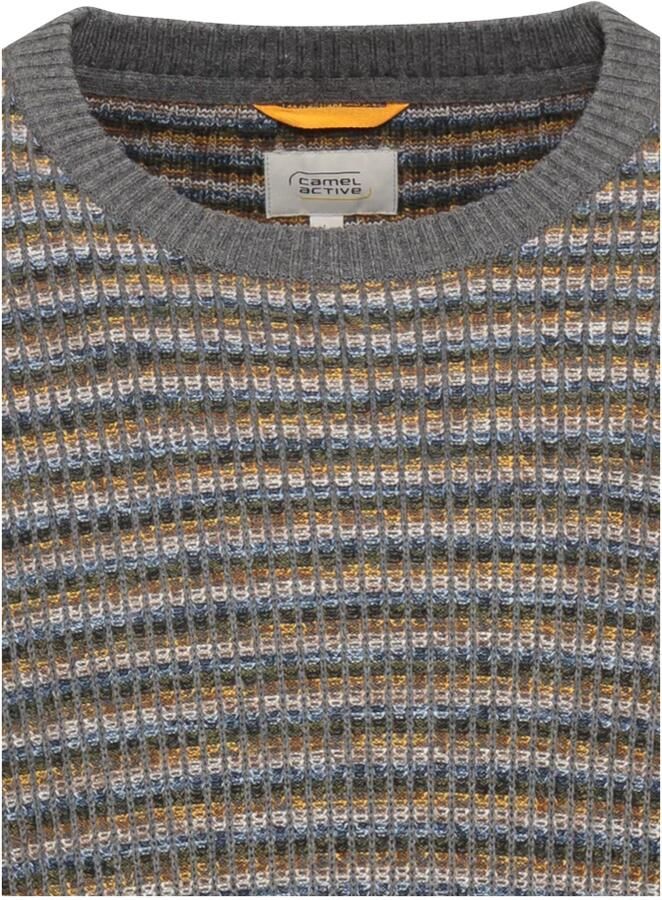 Camel active Gebreide pullover met structuurmotief