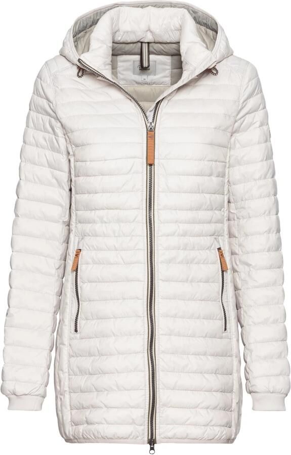 Camel active Gewatteerde jas met capuchon White Dames - Foto 4