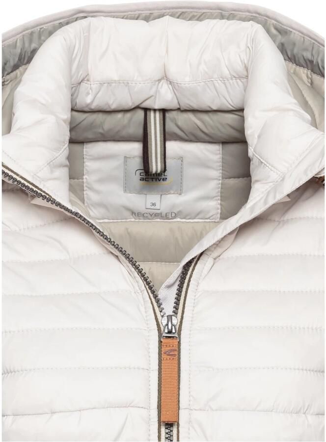 Camel active Gewatteerde jas met capuchon White Dames - Foto 2