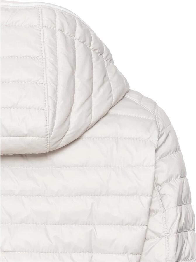 Camel active Gewatteerde jas met capuchon White Dames