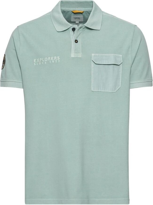Camel active Groen poloshirt korte mouw Green Heren
