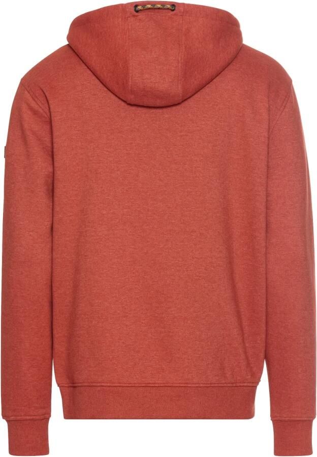 Camel active Hoodie van katoenmix Red Heren - Foto 3