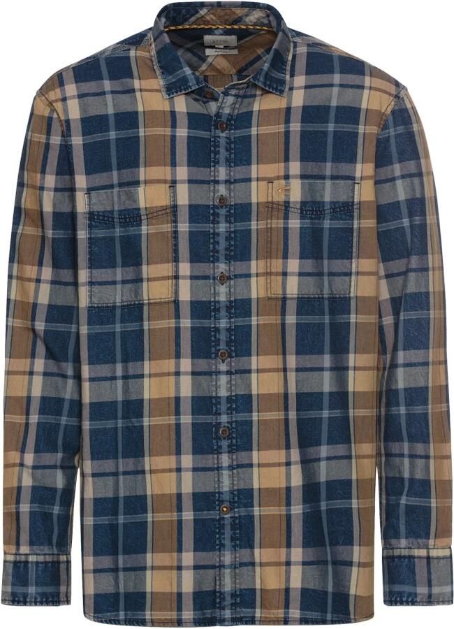 Camel active Katoenen Flanellen Geruite Overhemd Multicolor Heren - Foto 3