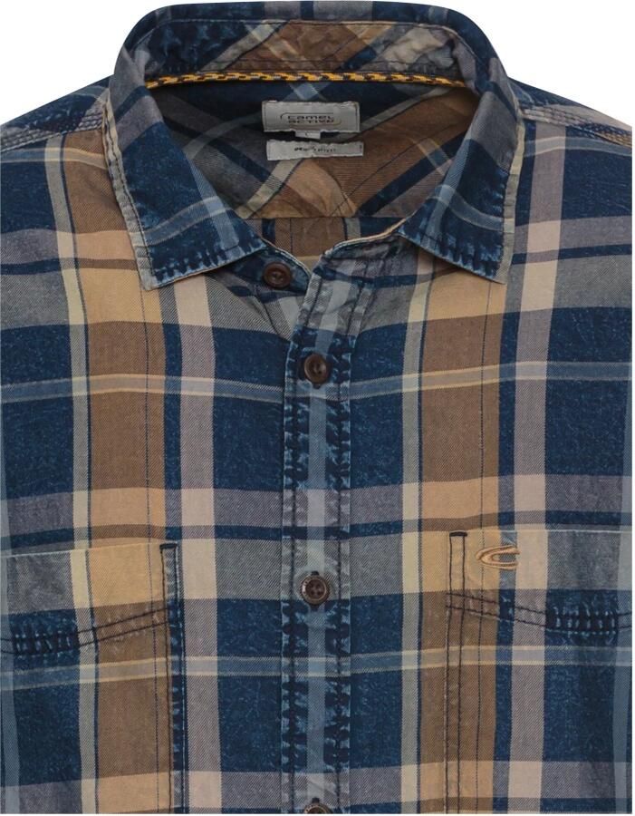 Camel active Katoenen Flanellen Geruite Overhemd Multicolor Heren - Foto 2