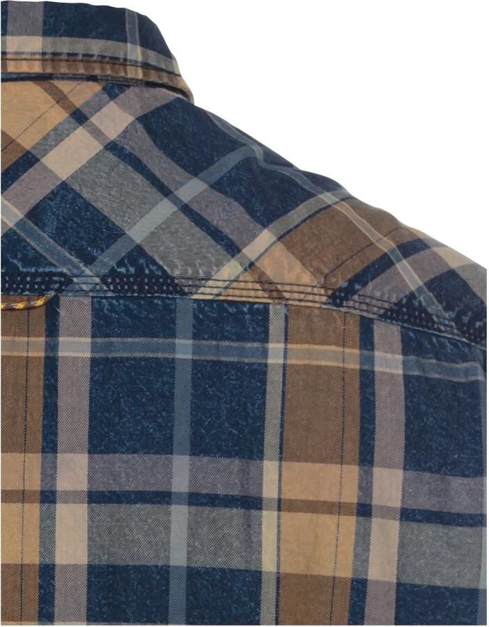 Camel active Katoenen Flanellen Geruite Overhemd Multicolor Heren