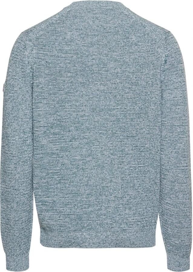 Camel active Katoenen Ronde Hals Sweater Blue Dames - Foto 3