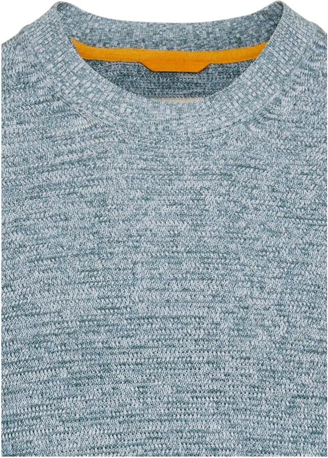 Camel active Katoenen Ronde Hals Sweater Blue Dames