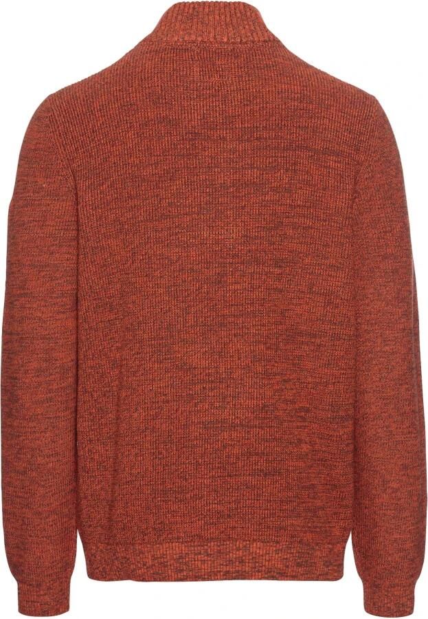 Camel active Katoenmix Gebreide Trui Red Heren - Foto 3