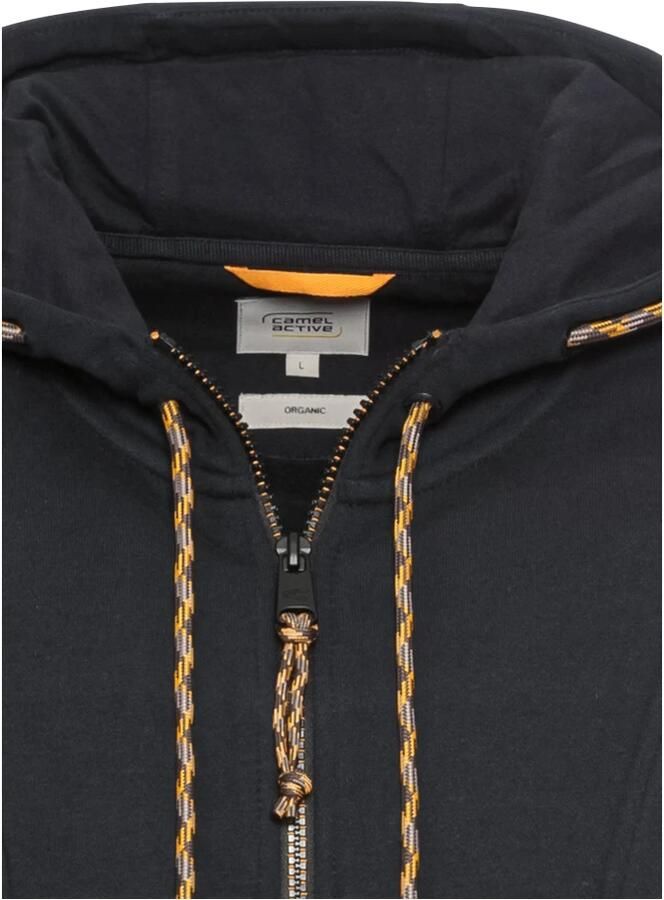 Camel active Capuchonsweatvest met steekzakken