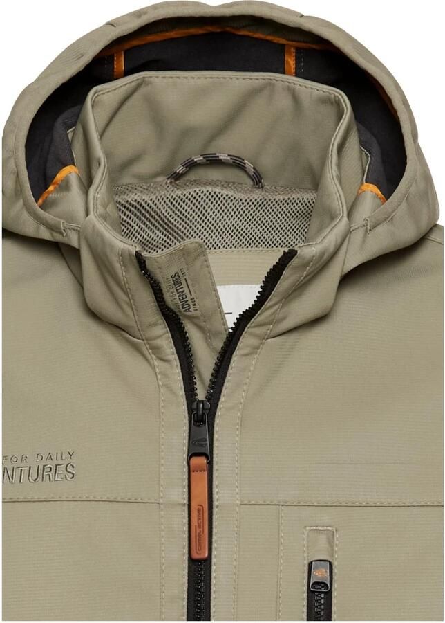 Camel active Softshell jack van gerecycled polyester Beige Heren