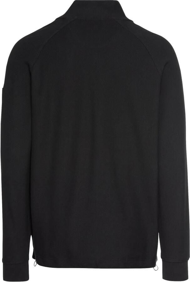 Camel active Stijlvolle Sweatjack met Opstaande Kraag Black Heren - Foto 3