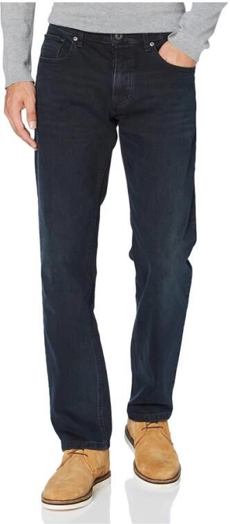 Camel active Straight Leg Jeans Blauw 5-Pocket Blue Heren