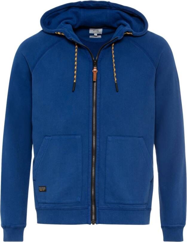 Camel active Hoodie met capuchon Blauw Heren