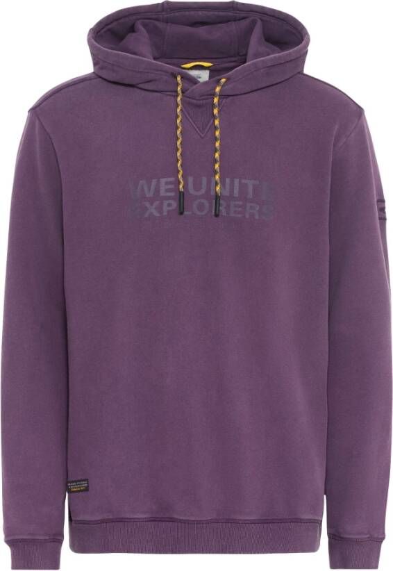 Camel active Hoodie Purple Heren