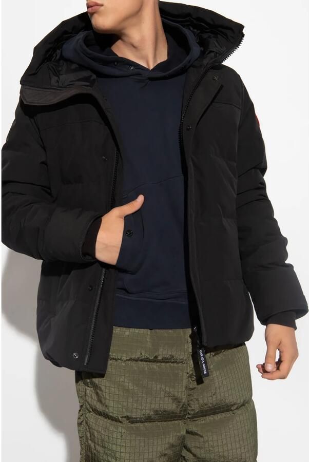 Canada Goose Zwarte Gewatteerde Jas met Capuchon Black Heren - Foto 2