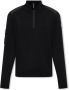 Canada Goose Blauwe wollen trui met hoge kraag en rits Blauw Heren - Thumbnail 1