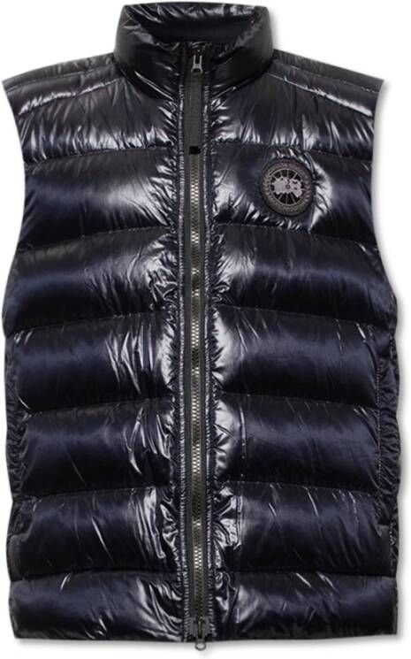 Canada Goose Zwarte Disc Crofton Gilet Lichtgewicht Donsvest Black Heren