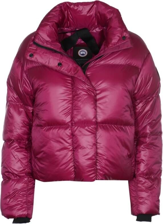 Canada Goose Cypress Cropped Puffer Jas Roze Dames
