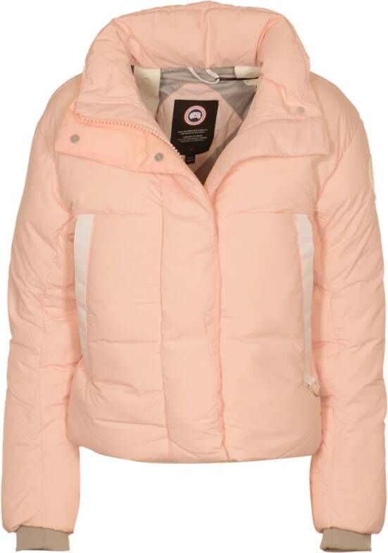 Canada Goose Korte Pufferjassen Roze Dames
