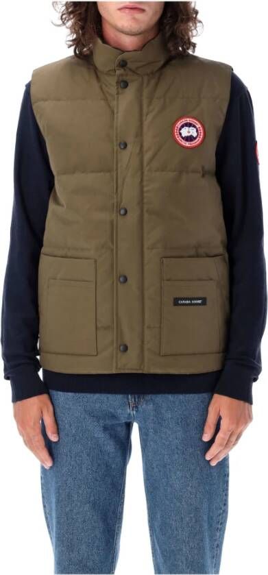 Canada Goose Militair Groene Mouwloze Vest Groen Heren